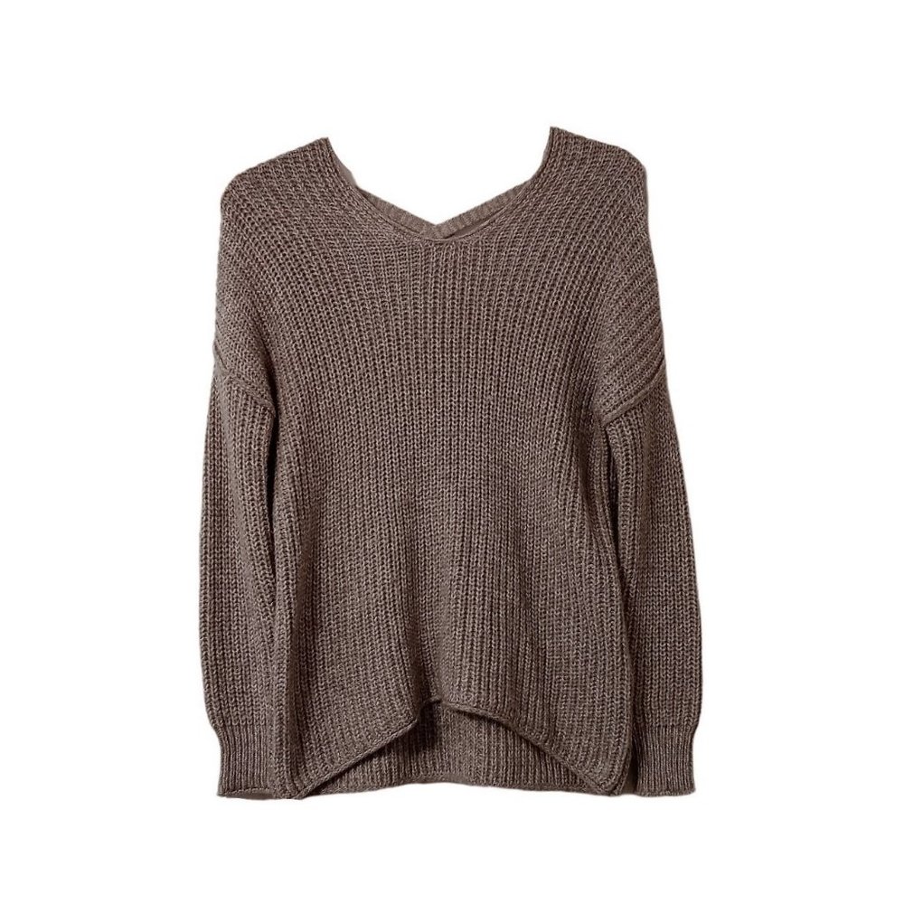 Women Mossimo Supply Co. Grey Sweater- Size XS